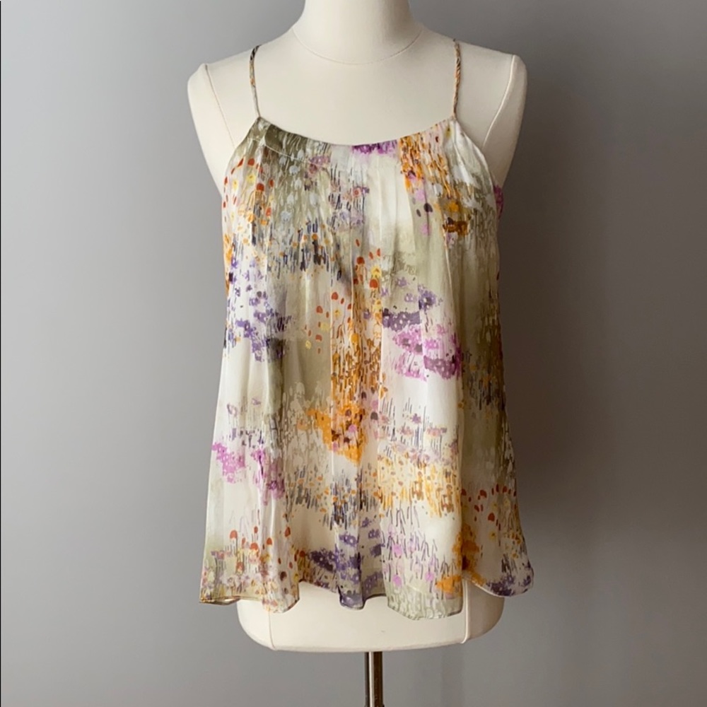 Floral Silk tank
